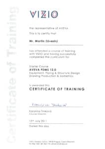 AVEVA Training Certificate